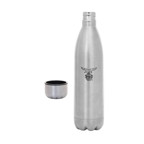 eagle leo stainless steel single wall water bottle